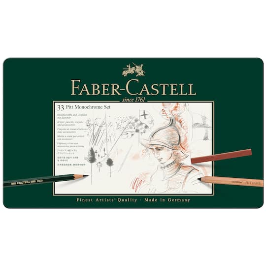 Faber-Castell Pitt Monochrome 33-Piece Set